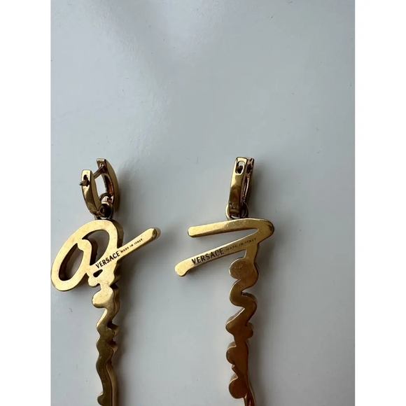 Versace Gold Earrings!! - Picture 6 of 7